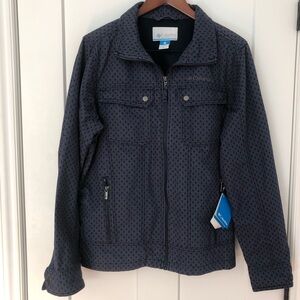 Columbia Sportswear Jacket Mens Medium Blue Rough Country Lightweight Casual